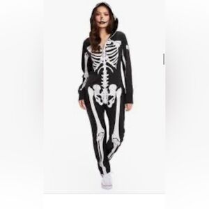 Tipsy Elves Black and White Skeleton Pajama Set
